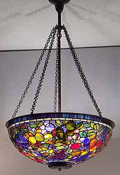 24" Fruit Tiffany lamp