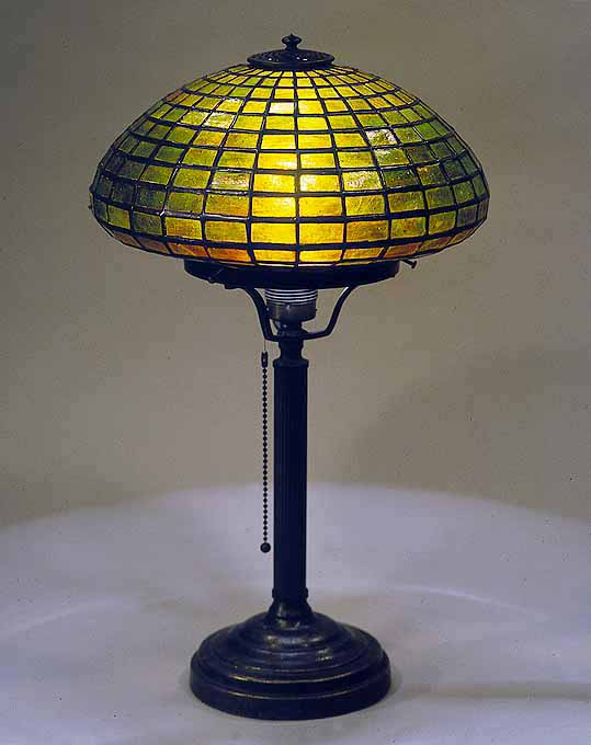 Tiffany style desk lamp 11" LENS, GSE 500